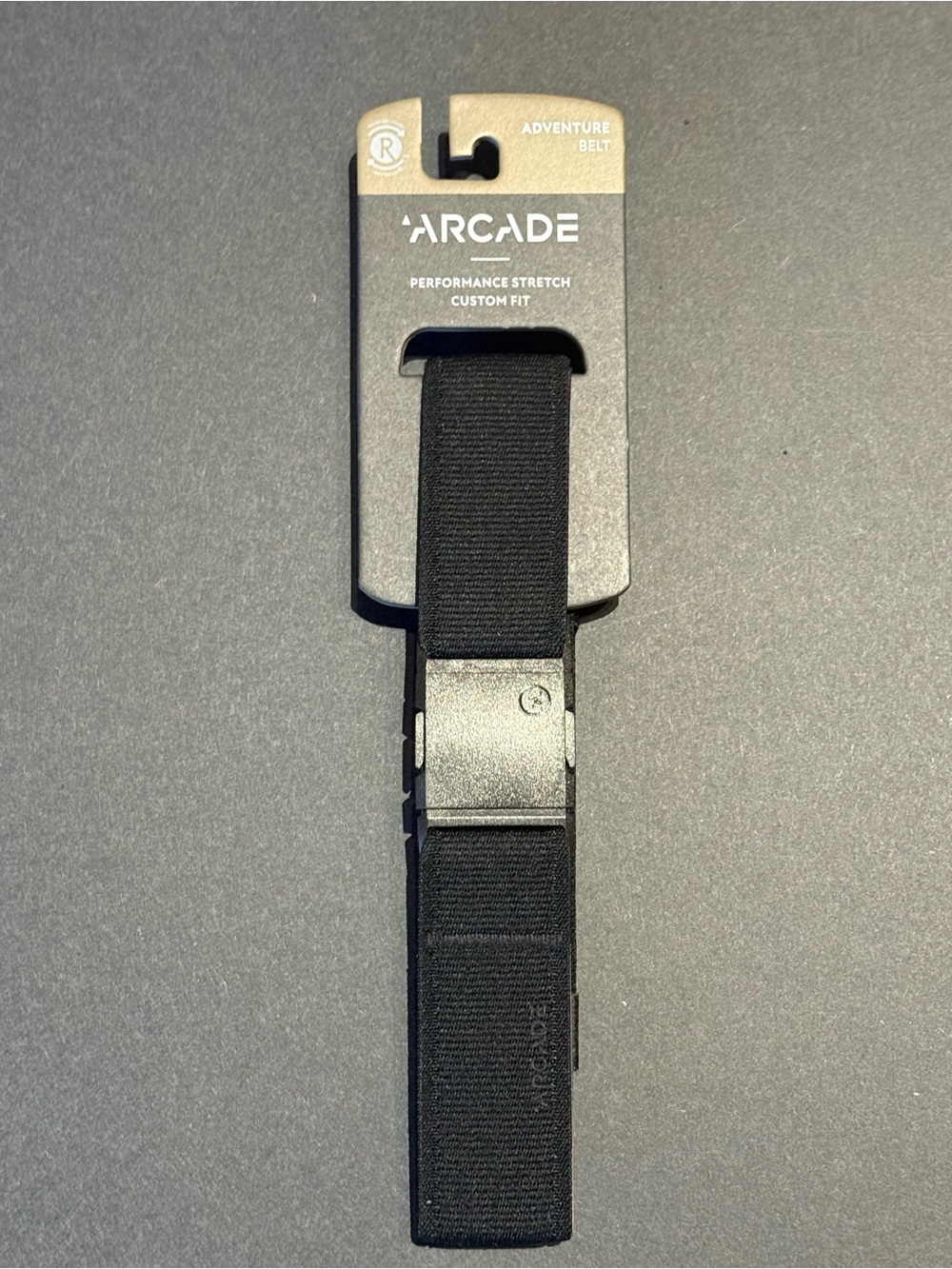 Arcade Black Performance Stretch Adventure Belt